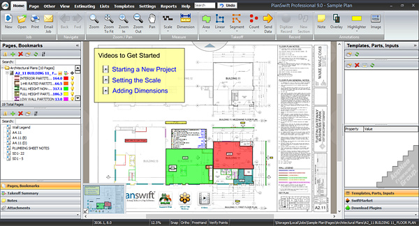 planswift estimating software price