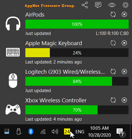 [v2.0.1] Bluetooth Battery Monitor – No more guessing when to charge