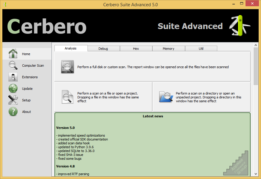 Cerbero Suite Advanced 6.5.1 download the new for apple