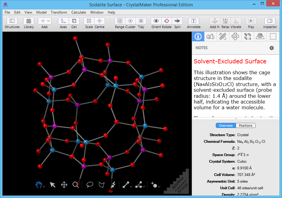 crystal maker software