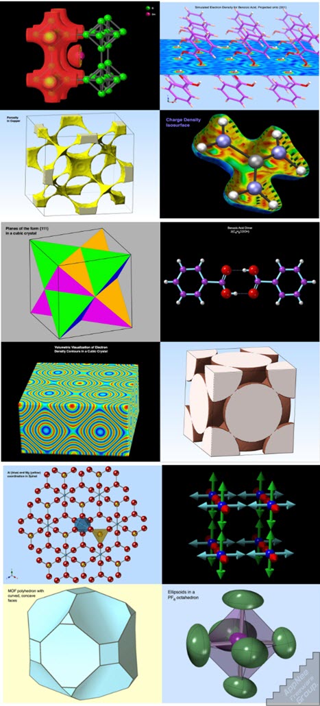 compare structures in crystalmaker