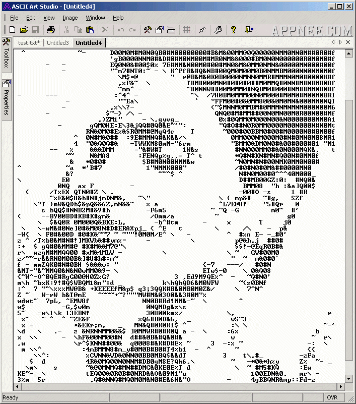 art with ascii characters