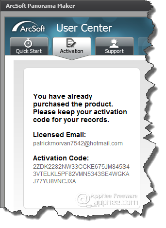 arcsoft panorama maker 6 serial key