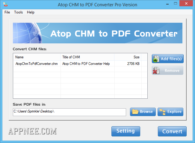 free chm to pdf converter download