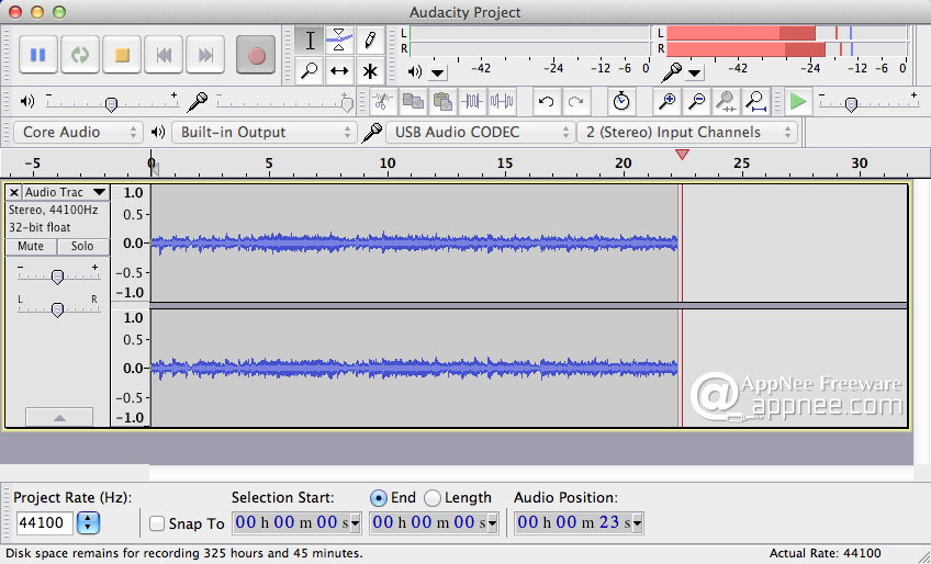 audacity multitrack recording