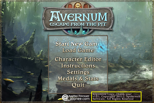 Avernum escape cheats