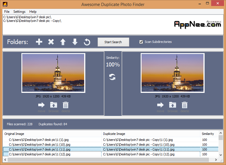 awesome duplicate photo finder free