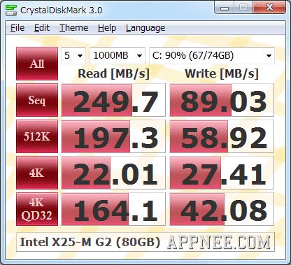 crystal disk mark ssd