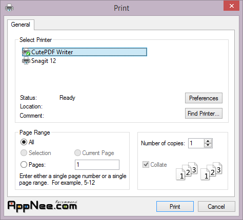 fee cute pdf writer