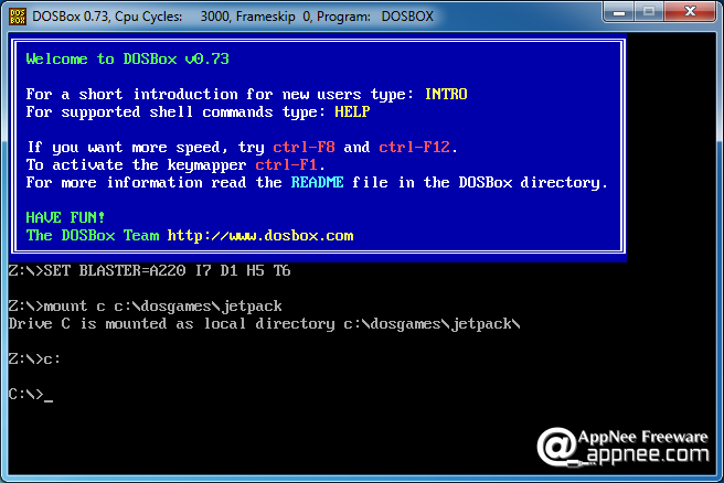 Dosbox Famous Ms Dos X86 Emulator For Old Games Appnee Freeware Group