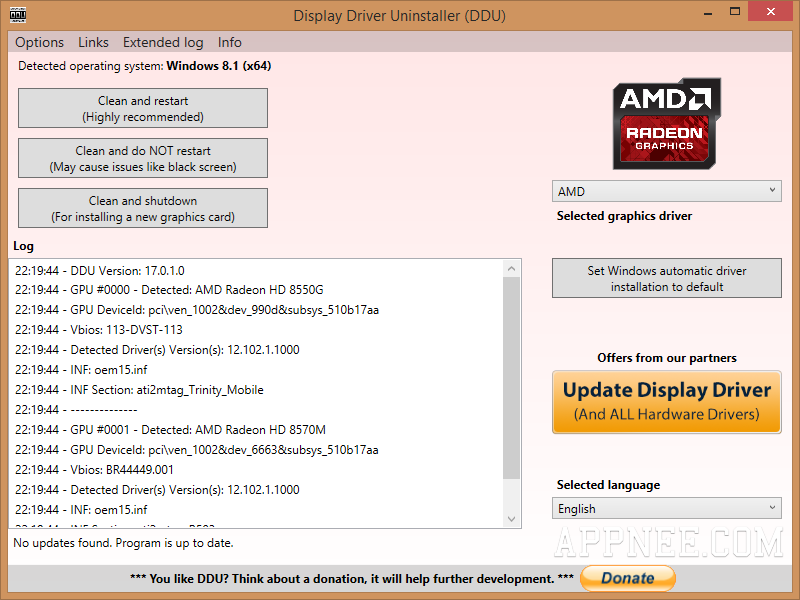 amd driver uninstaller