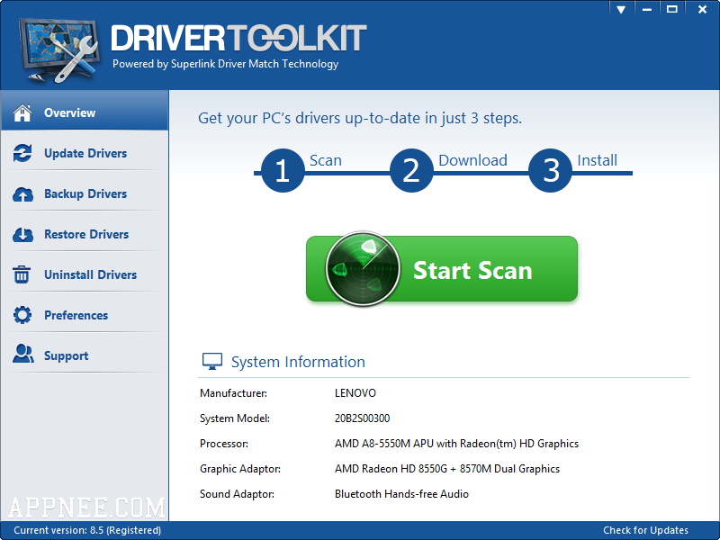 V8.5] DriverToolkit – Handy And Efficient Driver Manager | AppNee.