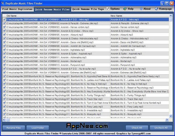 duplicate music files finder free