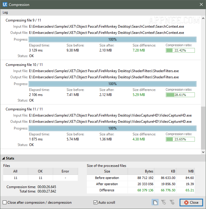 compress.bat and upx.exe download