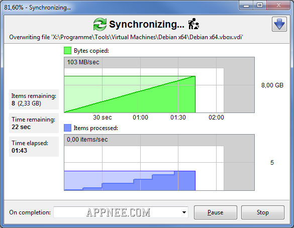 freefilesync select multiple folders