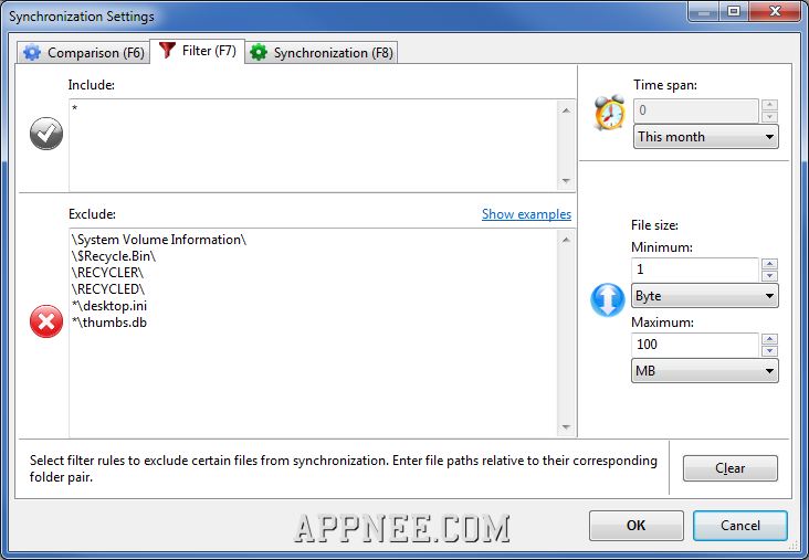 freefilesync time zone