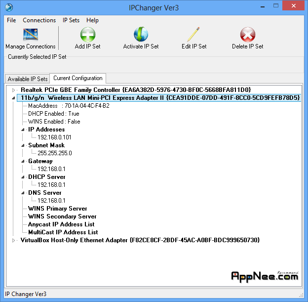 ip changer freeware