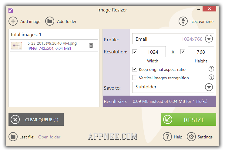 Icecream Image Resizer Pro 2.13 instal the new version for apple