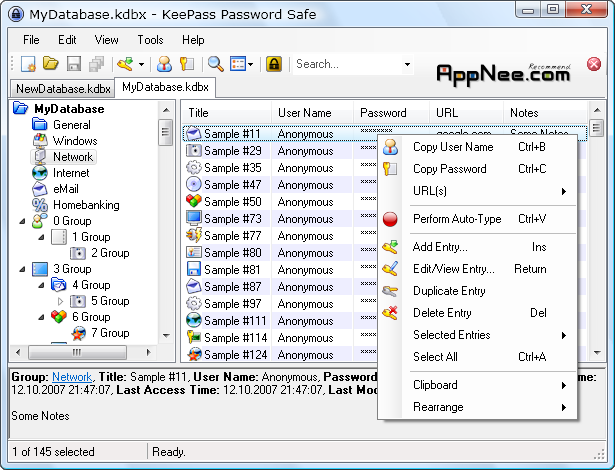 keepassx org safe