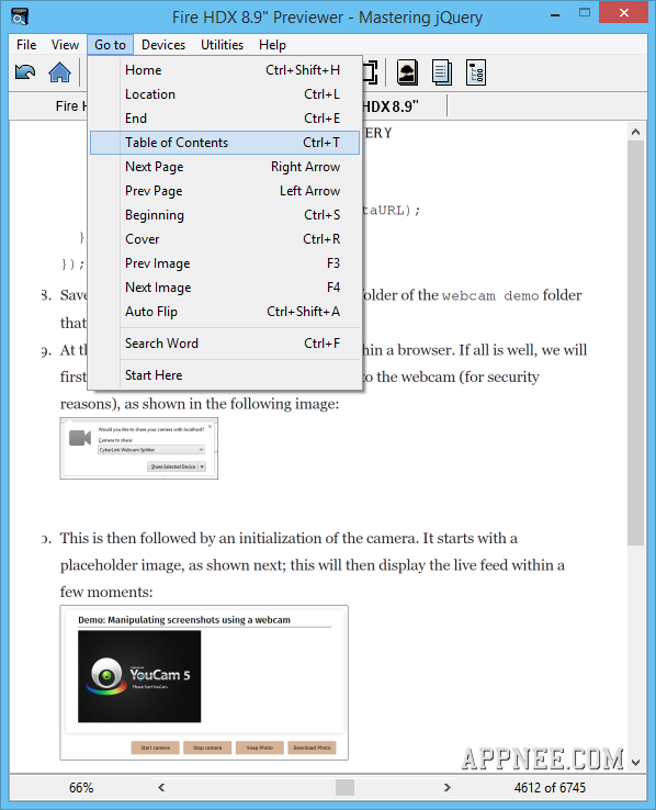 kindle previewer file types