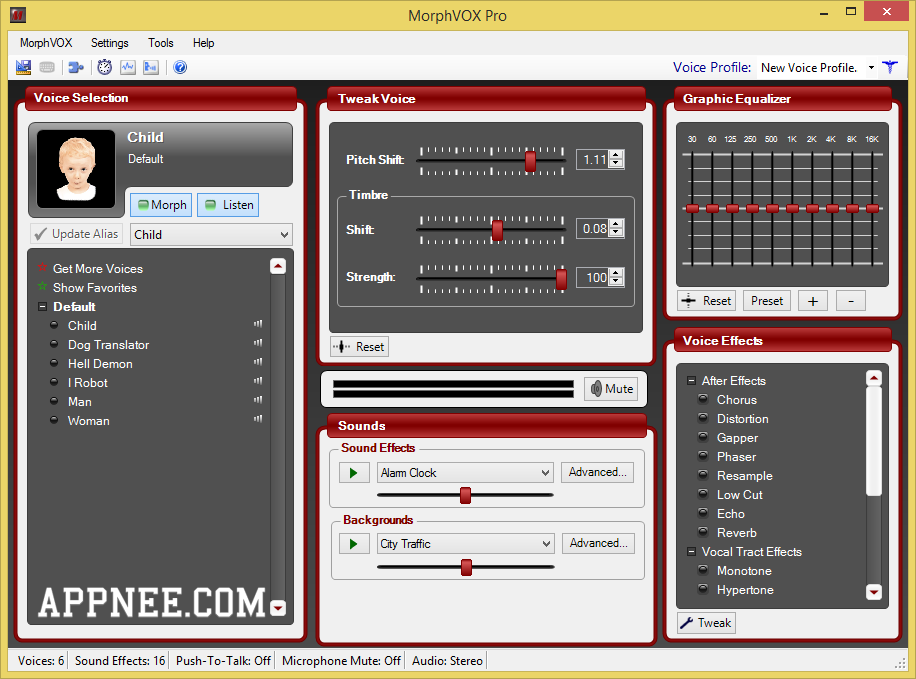 Изменение голоса программа. MORPHVOX Pro крякнутый.