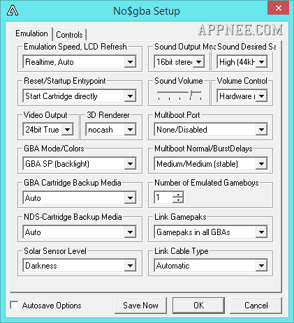 No$GBA BiOS : DS bios for No$GBA