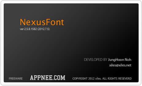 nexus font viewer