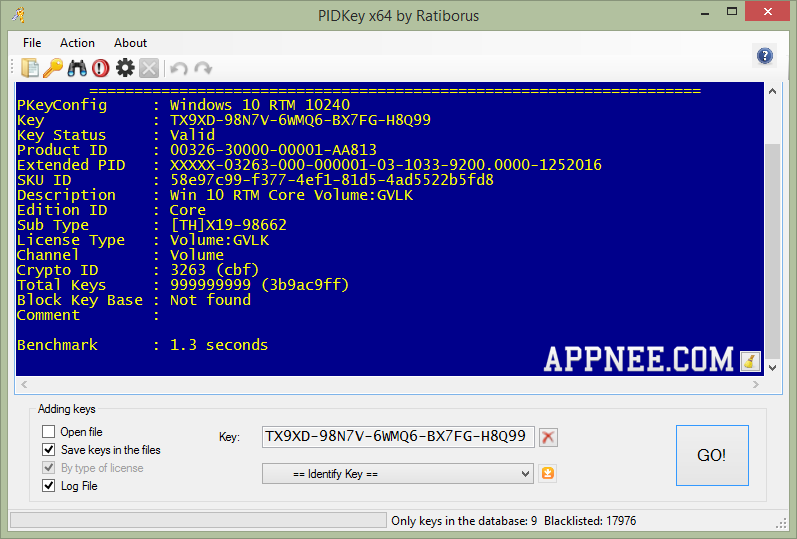 instal the new version for windows PIDKey Lite 1.64.4 b32