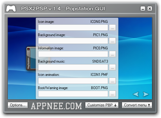 psx2psp cannot open base file