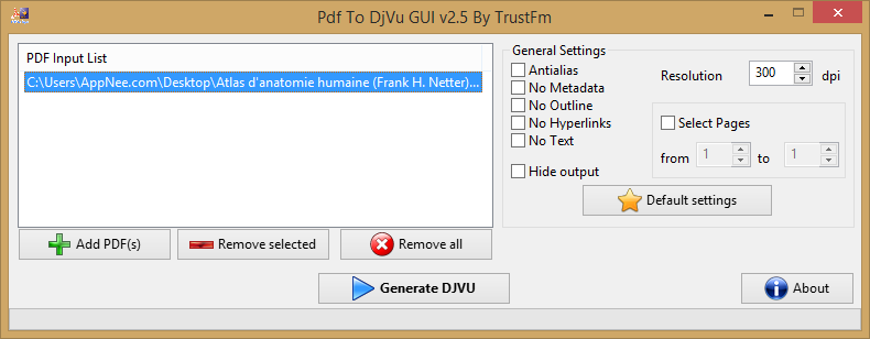 djvu to pdf batch converter