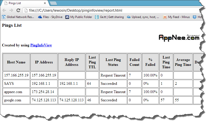 automatic ping tool