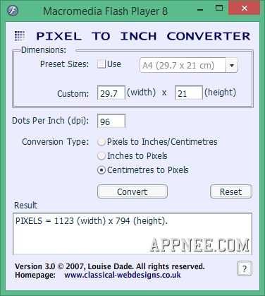 11 inch en cm (conversion inch-centimètre)