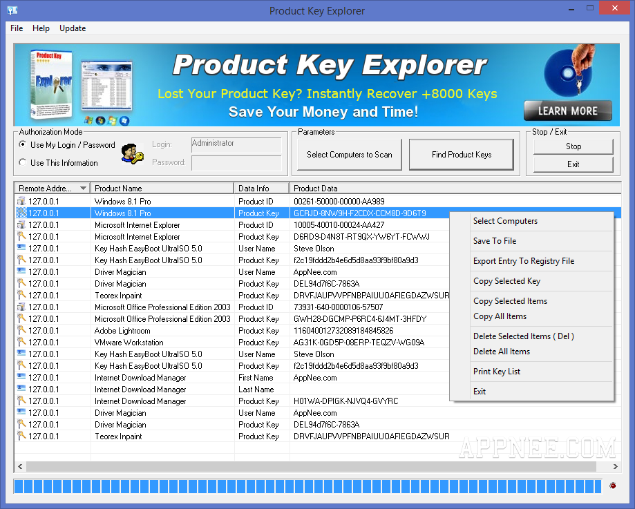 product key recovery