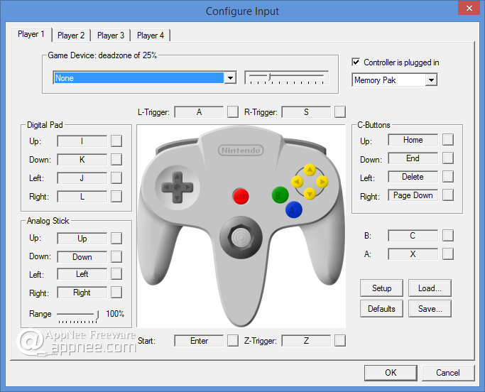 project 64 input plugins