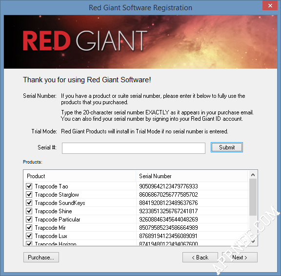 what folder are the red giant universe plugins in