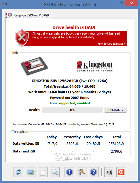 corsair ssd health check