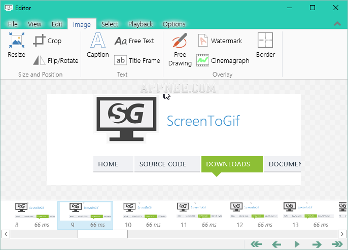 download the last version for ios ScreenToGif 2.38.1