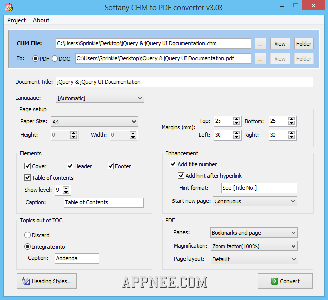 free chm to pdf converter software