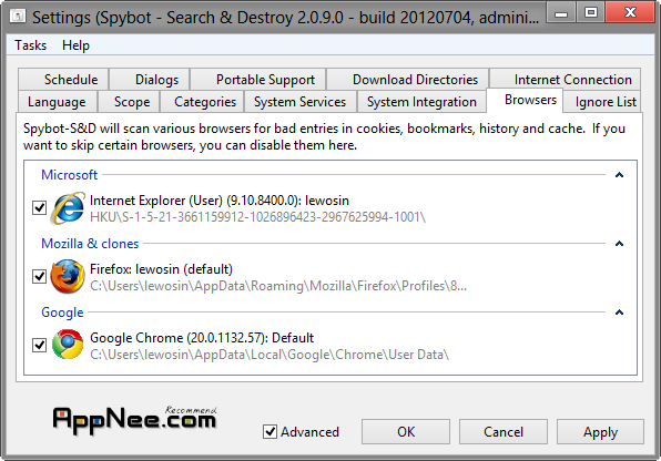 spybot search and destroy update service stopped