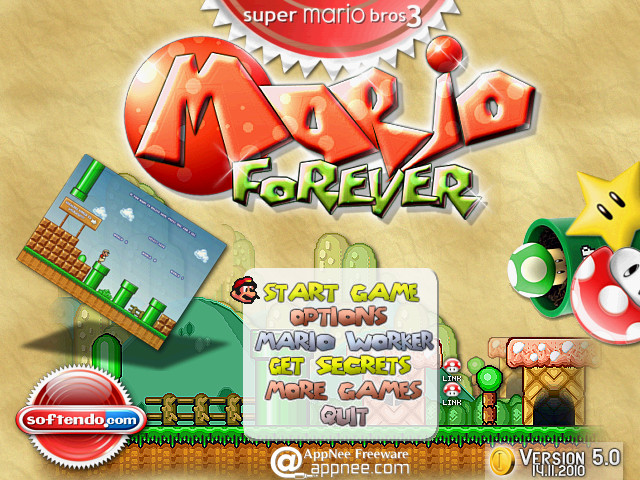 Download and Play Super Mario 3: Mario Forever on the PC for