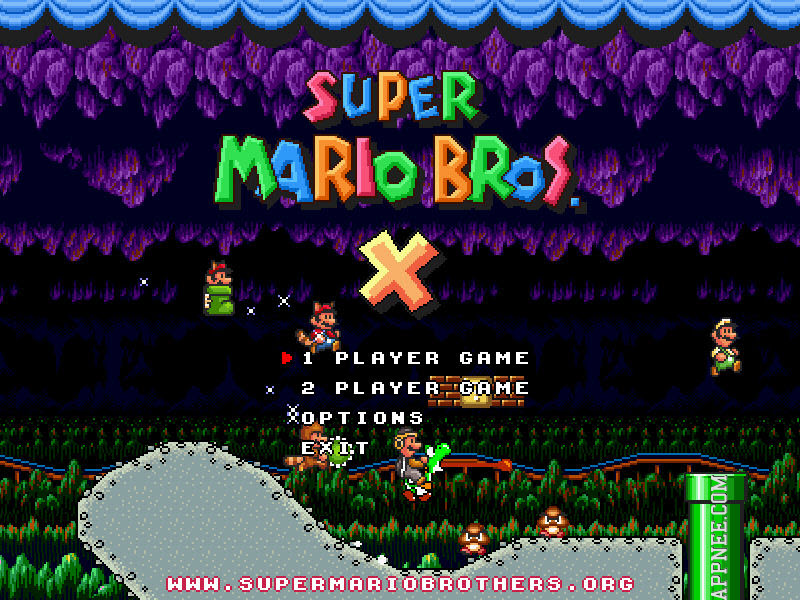 super mario bros x free online game