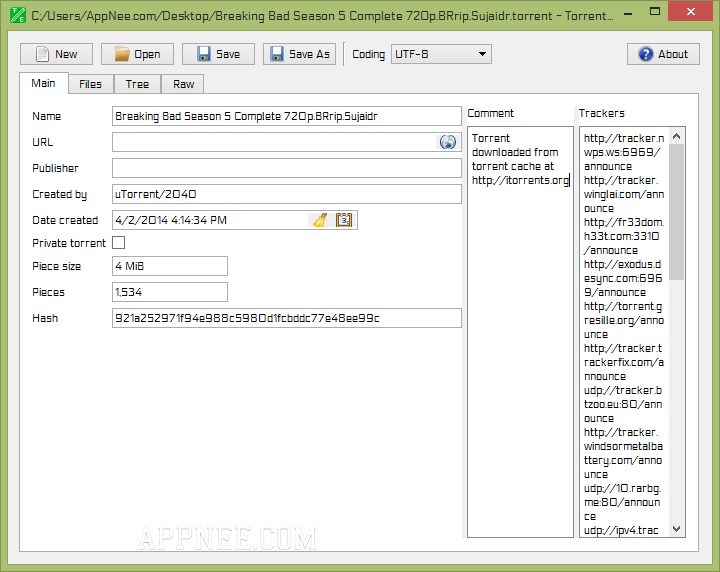 for windows download Torrent File Editor 0.3.18