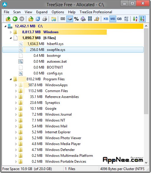 treesize free how to use