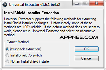 download and install the uniextract