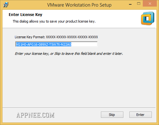 Vmware workstation 16 key