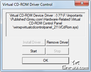 virtual cd rom control panel windows 7