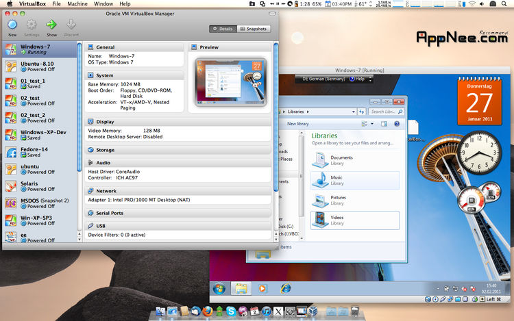 free version of old mac os for virtualbox