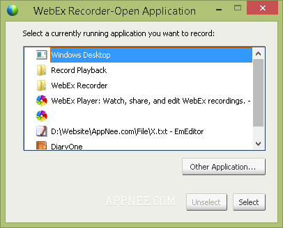 webex recorder