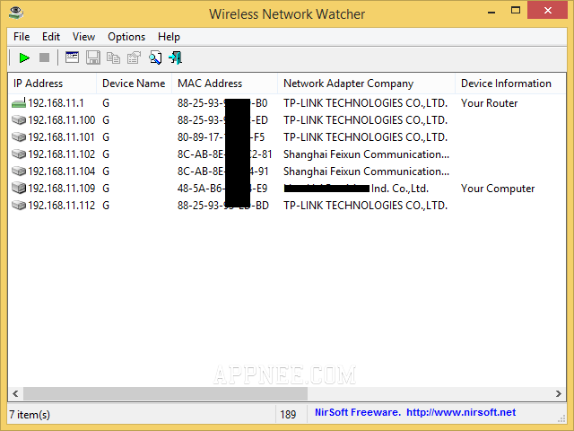 wireless network watcher