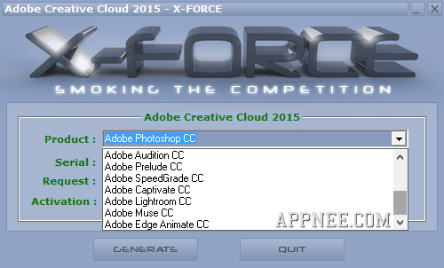 Adobe Cc All Product X-force Keygen / Activator